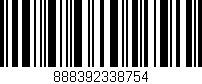 Código de barras (EAN, GTIN, SKU, ISBN): '888392338754'