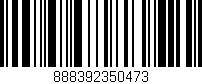 Código de barras (EAN, GTIN, SKU, ISBN): '888392350473'