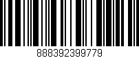 Código de barras (EAN, GTIN, SKU, ISBN): '888392399779'