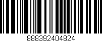 Código de barras (EAN, GTIN, SKU, ISBN): '888392404824'