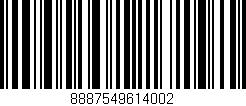 Código de barras (EAN, GTIN, SKU, ISBN): '8887549614002'