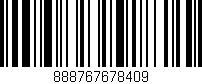 Código de barras (EAN, GTIN, SKU, ISBN): '888767678409'