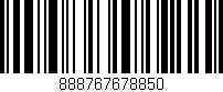 Código de barras (EAN, GTIN, SKU, ISBN): '888767678850'