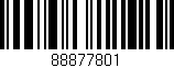 Código de barras (EAN, GTIN, SKU, ISBN): '88877801'