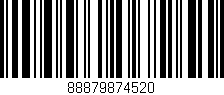 Código de barras (EAN, GTIN, SKU, ISBN): '88879874520'