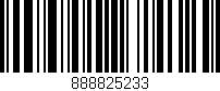 Código de barras (EAN, GTIN, SKU, ISBN): '888825233'