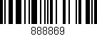 Código de barras (EAN, GTIN, SKU, ISBN): '888869'