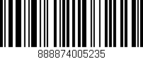 Código de barras (EAN, GTIN, SKU, ISBN): '888874005235'
