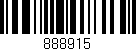 Código de barras (EAN, GTIN, SKU, ISBN): '888915'