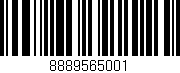 Código de barras (EAN, GTIN, SKU, ISBN): '8889565001'