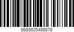 Código de barras (EAN, GTIN, SKU, ISBN): '8889825489878'