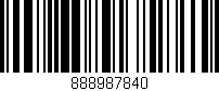 Código de barras (EAN, GTIN, SKU, ISBN): '888987840'