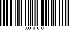 Código de barras (EAN, GTIN, SKU, ISBN): '888_0_0_U'