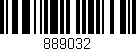 Código de barras (EAN, GTIN, SKU, ISBN): '889032'