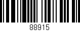 Código de barras (EAN, GTIN, SKU, ISBN): '88915'