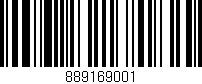 Código de barras (EAN, GTIN, SKU, ISBN): '889169001'