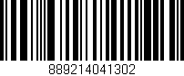 Código de barras (EAN, GTIN, SKU, ISBN): '889214041302'
