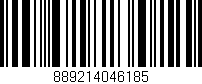 Código de barras (EAN, GTIN, SKU, ISBN): '889214046185'