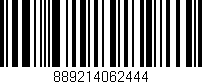 Código de barras (EAN, GTIN, SKU, ISBN): '889214062444'