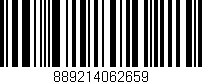 Código de barras (EAN, GTIN, SKU, ISBN): '889214062659'