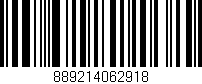 Código de barras (EAN, GTIN, SKU, ISBN): '889214062918'