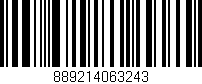 Código de barras (EAN, GTIN, SKU, ISBN): '889214063243'