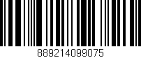 Código de barras (EAN, GTIN, SKU, ISBN): '889214099075'