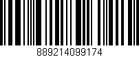 Código de barras (EAN, GTIN, SKU, ISBN): '889214099174'