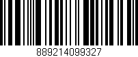 Código de barras (EAN, GTIN, SKU, ISBN): '889214099327'