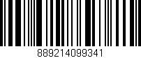 Código de barras (EAN, GTIN, SKU, ISBN): '889214099341'