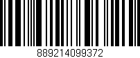Código de barras (EAN, GTIN, SKU, ISBN): '889214099372'