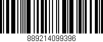 Código de barras (EAN, GTIN, SKU, ISBN): '889214099396'