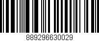 Código de barras (EAN, GTIN, SKU, ISBN): '889296630029'
