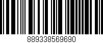 Código de barras (EAN, GTIN, SKU, ISBN): '889338569690'