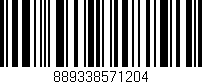Código de barras (EAN, GTIN, SKU, ISBN): '889338571204'