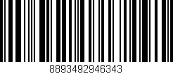 Código de barras (EAN, GTIN, SKU, ISBN): '8893492946343'