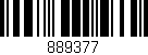 Código de barras (EAN, GTIN, SKU, ISBN): '889377'