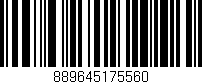Código de barras (EAN, GTIN, SKU, ISBN): '889645175560'