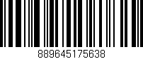 Código de barras (EAN, GTIN, SKU, ISBN): '889645175638'