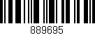 Código de barras (EAN, GTIN, SKU, ISBN): '889695'
