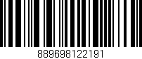 Código de barras (EAN, GTIN, SKU, ISBN): '889698122191'