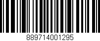 Código de barras (EAN, GTIN, SKU, ISBN): '889714001295'