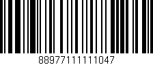 Código de barras (EAN, GTIN, SKU, ISBN): '88977111111047'
