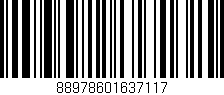 Código de barras (EAN, GTIN, SKU, ISBN): '88978601637117'