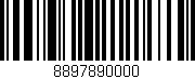 Código de barras (EAN, GTIN, SKU, ISBN): '8897890000'