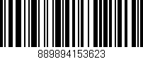 Código de barras (EAN, GTIN, SKU, ISBN): '889894153623'