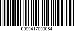 Código de barras (EAN, GTIN, SKU, ISBN): '8899417090054'