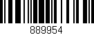 Código de barras (EAN, GTIN, SKU, ISBN): '889954'