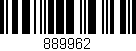 Código de barras (EAN, GTIN, SKU, ISBN): '889962'