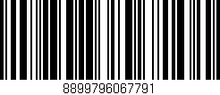 Código de barras (EAN, GTIN, SKU, ISBN): '8899796067791'